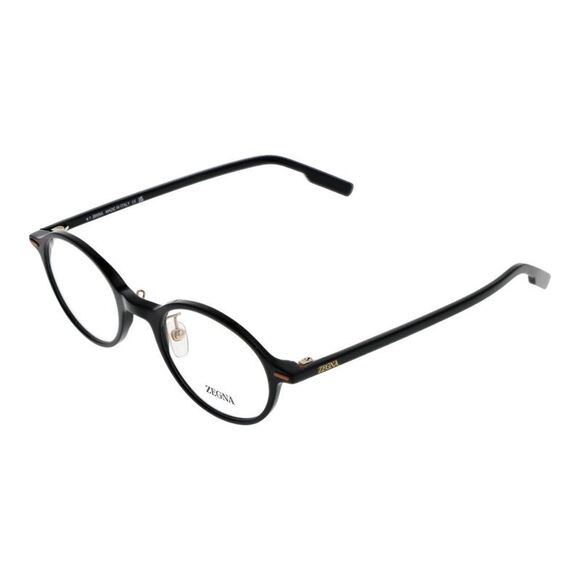Ermenegildo Zegna Black Plastic Glasses Men´s (Frames)